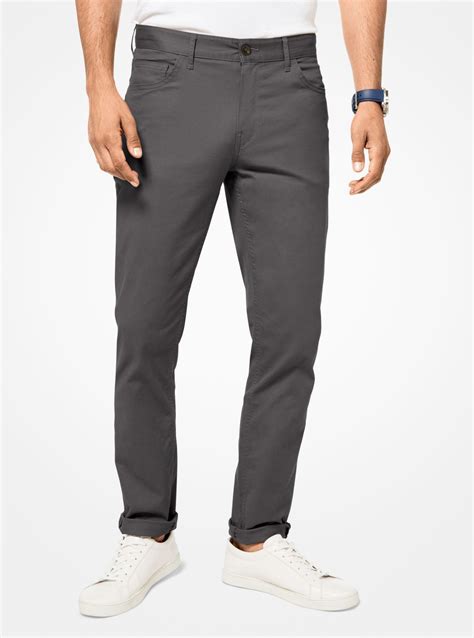 michael kors parker mens slim fit|parker slim fit stretch trousers.